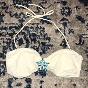 Victoria Secret Bikini Top w/ Jewel Detail